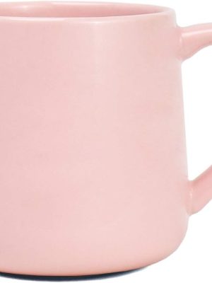 Glossy Ceramic Drinking Cup, 1 piece (Pink)