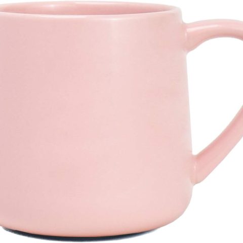Glossy Ceramic Drinking Cup, 1 piece (Pink)