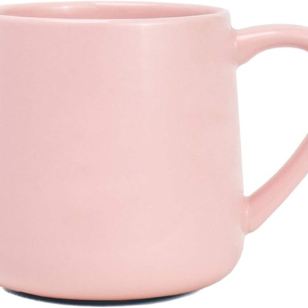 Glossy Ceramic Drinking Cup, 1 piece (Pink)