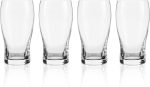Large Beer Glasses Set of 4, 20 Oz Classic British Craft Beer Glass - 100% Safe Lead-Free Glass, Durable Father Beer Drinking Glass Cups Pub Glassware Great Dad Gifts