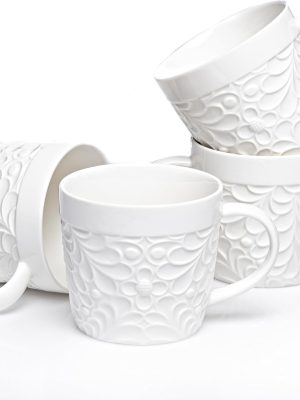 16 oz Drinking Cup Set (4 pieces) - Ceramic Mugs