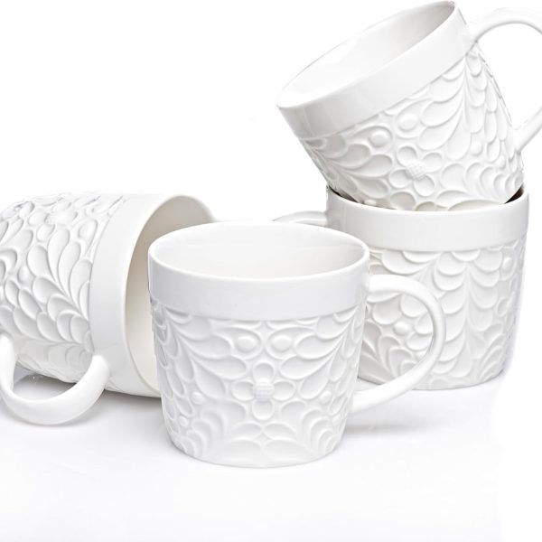 16 oz Drinking Cup Set (4 pieces) - Ceramic Mugs