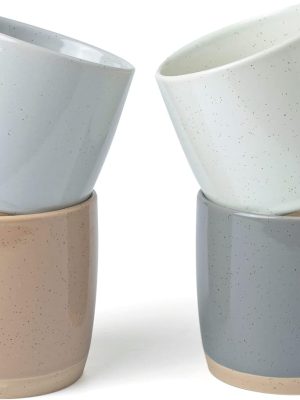 12 oz Mug Set, Drinking Cups with Handles