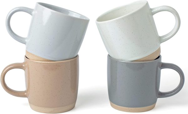 12 oz Mug Set, Drinking Cups with Handles